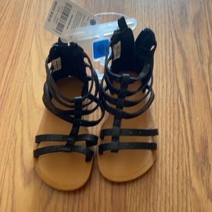 toddler size 6 black sandals